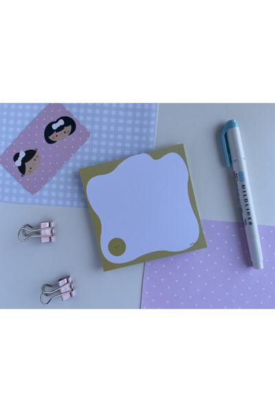 Efsu 10x10 Cm Yumurta Desenli Notluk/notepad/defter