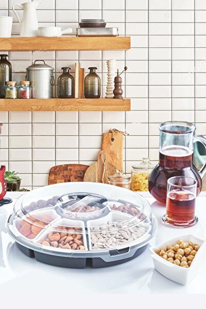 Pazarika 7 Bölmeli Kahvaltılık, Çerezlik, Saklama Kabı