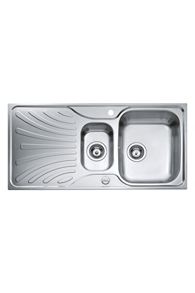 Teka Nerissa 60 B Sol 1,5 Göz Paslanmaz Çelik Tezgah Üstü Eviye 100*50 Cm