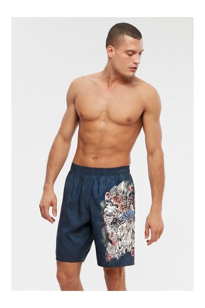 Kom Чоловічі шорти з морської тканини - з принтом Japan