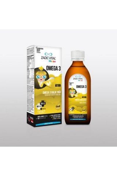 Zade Vital Miniza Omega 3 - 150 Ml Food Supplement Containing Fish Oil