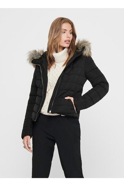 ONLY Μαύρο Γυναικείο Παλτό 15158943