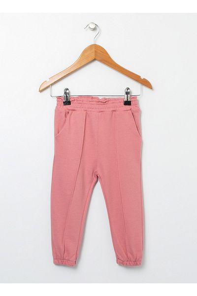 Koton Skinny Leg Pink Baby Sweatpants 3wmg40020ak
