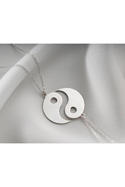 925k Kolye Çift Yin Yang