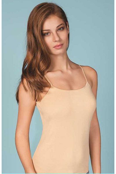 Berrak Women's Ribbed Rope Strap 6-Piece Undershirt -2026