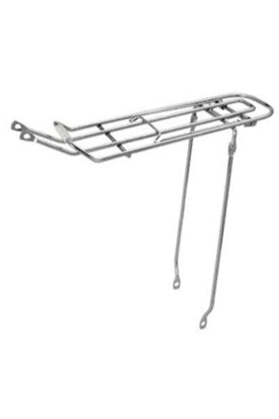 Asroya Bisiklet Arka Bagaj 26 Jant Uyumlu Gümüş Renk Yedek Parça Aksesuar (ARKA SELE - SEPET) Bagajı