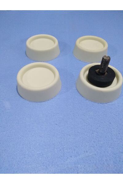 FullYedek Makine Titreşim Önleyici Lastik Takoz , Çamaşır Makinesi Sarsıntı Kesici Plastik Ayak Takoz 4 Adet