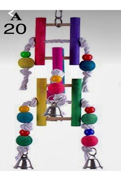 SERTİCARET Parrot and Bird Toy in Cage