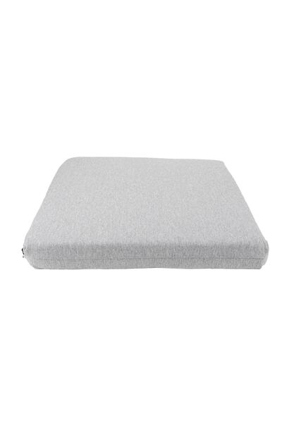 Viscomina Car Waist Cushion and Car Seat Cushion Set of 2 Visco Square Seating Set Gray