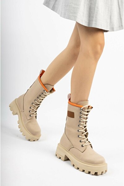 en7 Beige Women's Boots Em2391