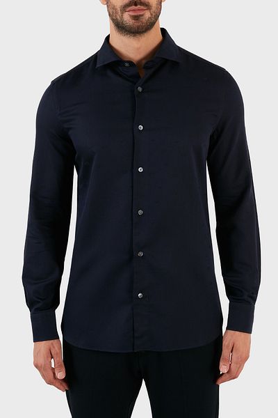 Emporio Armani Мъжка риза с нормална кройка, 100% памук, 6l1c86 1n8jz F918