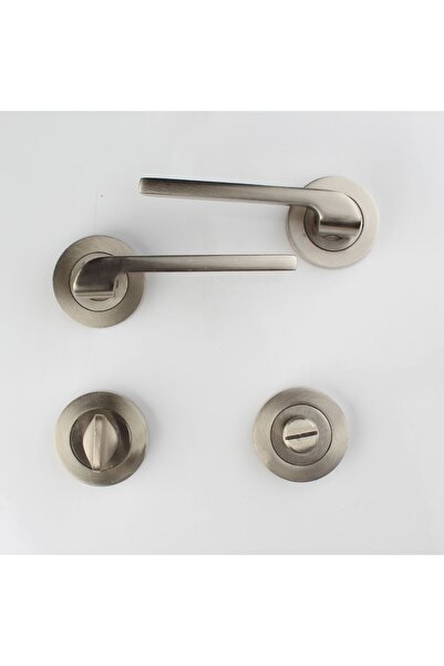 Dreamax Σατέν λαβή πόρτας WC - Αλουμίνιο με πάθος και ροζέτα