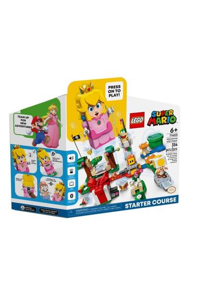 LEGO 71403 Super Mario Peach Ile Maceraya Başlangıç Seti 354 Parça +6 Yaş