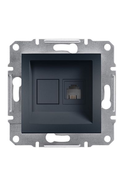 SCHNEIDER إطار مقبس الهاتف Asfora Anthracite 1*rj11
