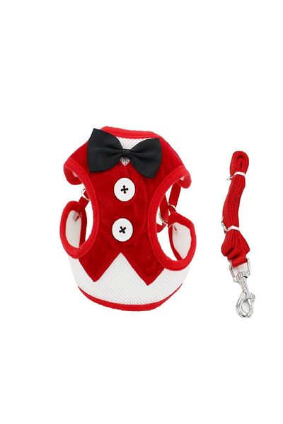 Mixpet Dog Collar with Red Bow Tie