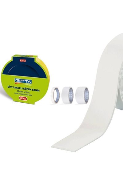 Gıpta Tape - Double Sided Foam Mounting Tape (25 Mm * 3 Meters)