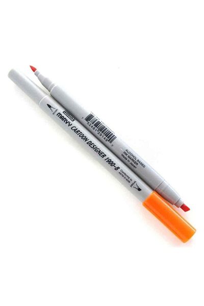 ADEL OYUNCAK Marvy 1900b-s/49 Vermılıon Graphic Marker Pen