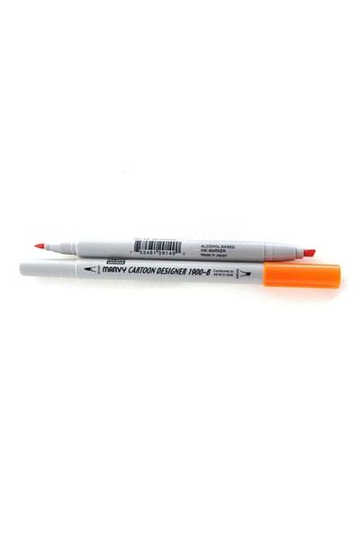 ADEL OYUNCAK Marvy 1900b-s/49 Vermılıon Graphic Marker Pen