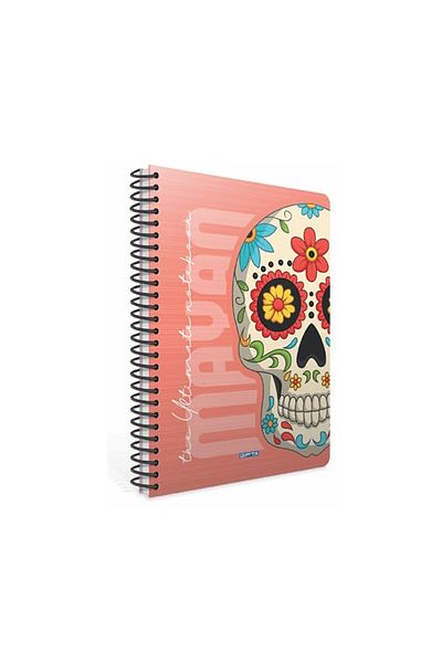 Gıpta Mayan Spiral Cardboard Cover Notebook (a4) 100 Sheets (Checkered)