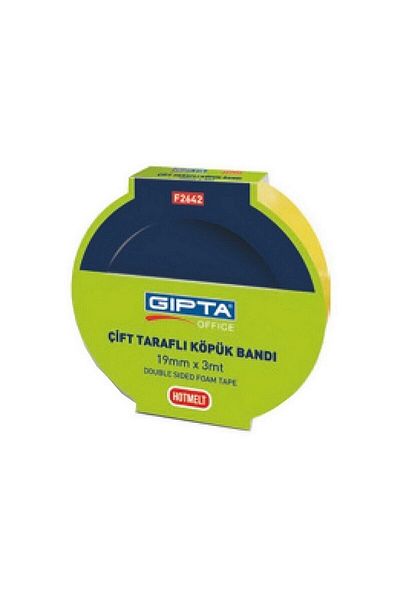 Gıpta Tape - Double Sided Foam Mounting Tape (12 Mm * 3 Meters)