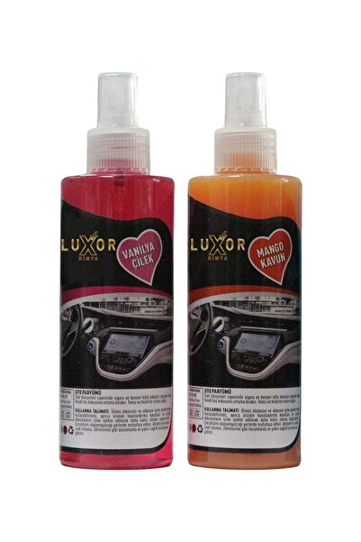 Luxor Kimya Kimya Ev Ve Oto Kokusu 2'li Set Vanilya Çilek+mango Kavun 200 Ml