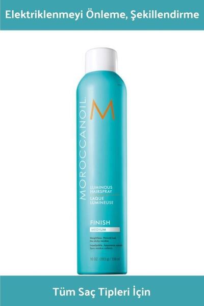 Moroccanoil Finish Orta Tutucu Parlak Şekillendirici Sprey 330 ml