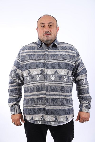 Starbattal Риза Lumberjack с щампа Mc Rug 22211-ındıgo