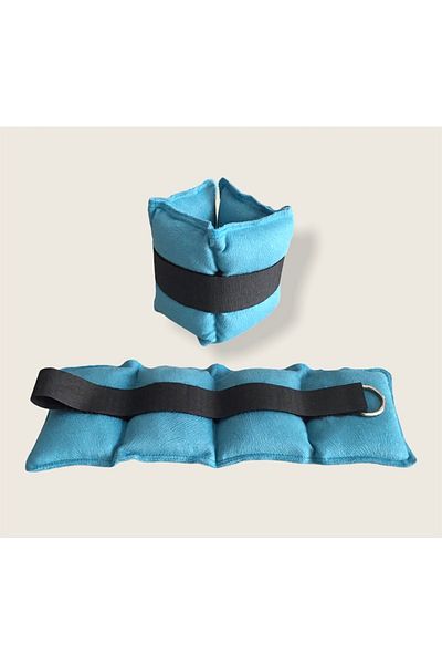REMEGE Hand & Ankle Weight 2 Pieces of 1.5 Kg Sand Bag - Muscle Strengthening Set of Two