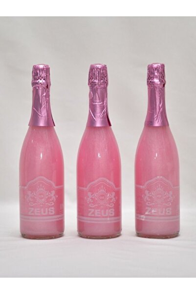 ZEUS Simli Alkolsüz Şampanya** - 3'lü Paket - 3x Çilek