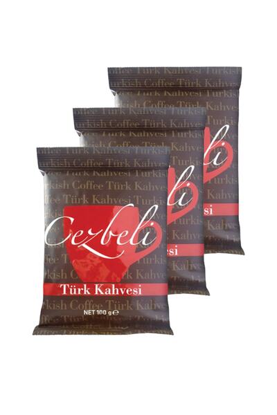 Cezbeli قهوة تركية أرابيكا 100% 100 جرام × 3 حبات