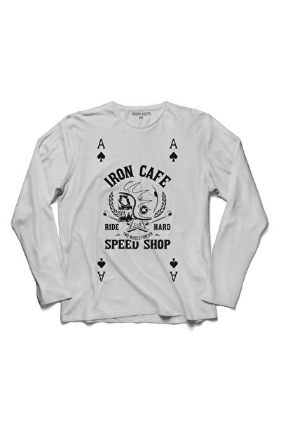 Kendim Seçtim Кубок As Iron Cafe Rıde Hard Speed Shop Футболка з довгими рукавами