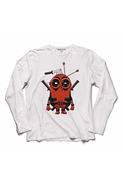 Kendim Seçtim Deadpool Minion Minions majica dugih rukava