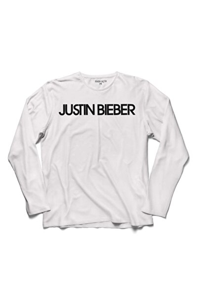 Kendim Seçtim Majica dugih rukava sa otisnutim imenom Džastina Bijera