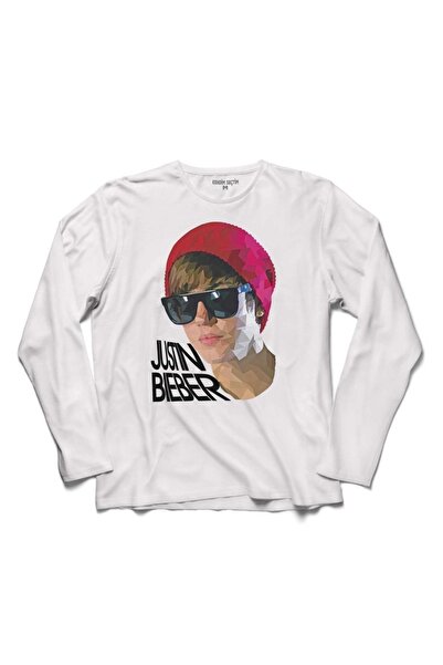 Kendim Seçtim Justin Bieber 1994 Silueta majica dugih rukava