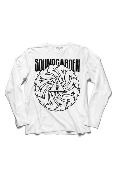 Kendim Seçtim Tricou cu mânecă lungă Soundgarden Sound Garden Logo 2