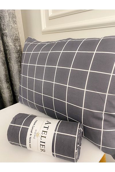 Atelier Home Ranforce Double Elastic Sheet + Pillow Set