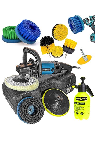PROXTECH Profesyonel 6 Kademeli Devirli Koltuk Halı Yıkama Pasta Cila Polisaj...