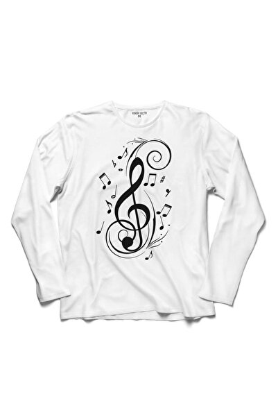 Kendim Seçtim Muzika Ljubav Muzika Nota Volim Ton Sol Majica dugih rukava