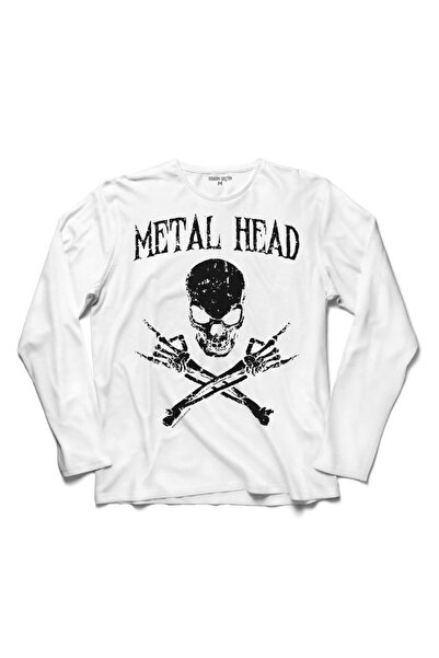 Kendim Seçtim Metalna majica dugih rukava sa motivom lubanje