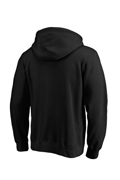 Efendioğlu Design Hanorac cu glugă din bumbac, gros, cald, simplu, negru
