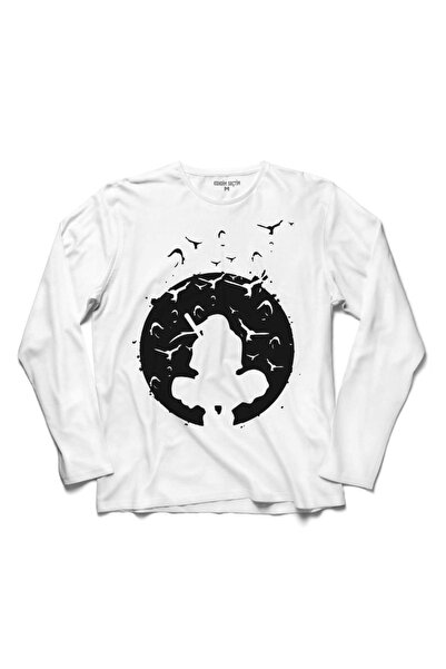 Kendim Seçtim Сільует Шпигун Наруто Аніме Манга Футболка з довгими рукавами