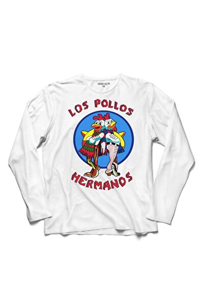 Kendim Seçtim Los Pollos Breaking Bad Chicken Guy majica dugih rukava