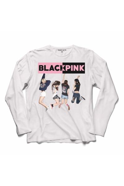 Kendim Seçtim Black Pınk Blackpınk Kaset Müzik Güney Kore 4 Uzun Kollu Tişört