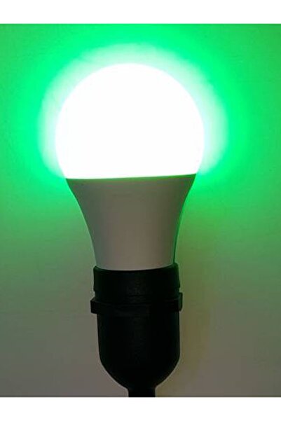 BLUE LİGHTİNG Gece Lambası & Normal Ampul Beyaz/yeşil 2'si Bir Arada Hem Kola...
