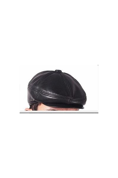 Derimont's Men's Leather Cap S-120