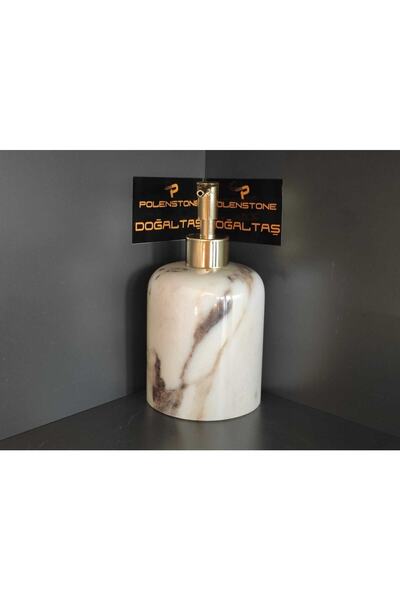 Polen Stone موزع الصابون السائل من الرخام البنفسجي