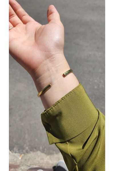 Yüksel Boncuk Unisex 100% Pure Brass Bracelet