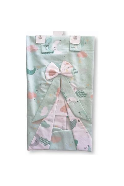 Sleepy Puset Örtüsü Kız-erkek Unisex Mint Yeşili Desenli