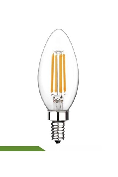 Cata 5'li 4w Flamanlı Şeffaf Led Buji Ampul Ct-4066 Günışığı