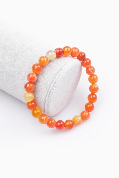 NO NAME سوار من الحجر الطبيعي في مدغشقر مقاس 8 مم